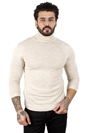 DeepSEA Taş Balıkçı Yaka Taş Düz Kazak 2002292