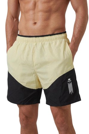 DeepSEA Erkek Sarı Hızlı Kuruyan Micro Polyester File Astarlı Kısa Deniz Şortu 2403000