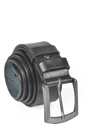 DeepSEA Erkek Siyah %100 Hakiki Deri Kot Kemeri 4 cm Orjinal Deri Spor Kemer 2402621
