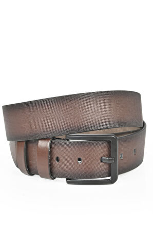 DeepSEA Erkek Kahve Kemer 4,5 cm Spor Kemer Suni Deri Kemer 2402623