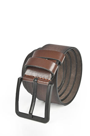 DeepSEA Erkek Kahve Kemer 4,5 cm Spor Kemer Suni Deri Kemer 2402623