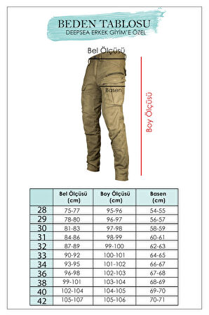 DeepSEA Erkek Füme Regular Kesim Likralı Kargo Cepli Spor Pantolon 2505245