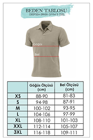 DeepSEA Erkek Siyah Slim Fit Dar Kesim Pamuklu Pike Kumaş Polo Yaka Tişört Nefes Alan Kıvrılmaz Polo Yaka Tişört 2503020