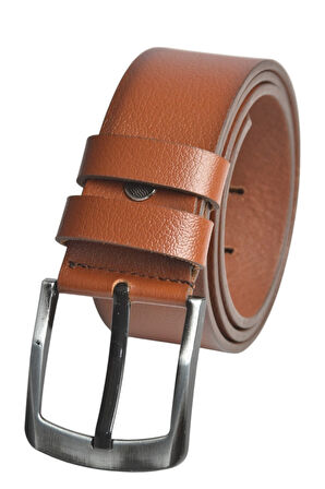 DeepSEA Erkek Taba %100 Hakiki Deri Spor Kot Kemeri 4,5 cm Kot ve Kanvas Pantolonlara Uygun Kemer 2502634