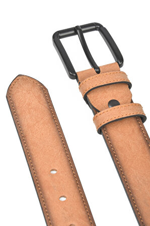 DeepSEA Erkek Taba 4 cm Eninde Spor Nubuk Kemer Suni Nubuk Deri Kemer 2402639