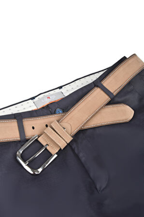 DeepSEA Erkek Vizon 4 cm Eninde Süet Kemer Suni Süet Spor Kemer 2402643