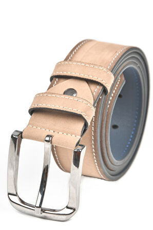 DeepSEA Erkek Vizon 4 cm Eninde Süet Kemer Suni Süet Spor Kemer 2402643