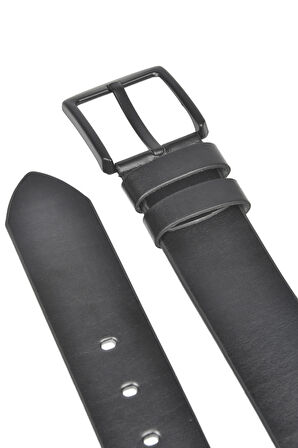 DeepSEA Erkek Siyah Siyah Tokalı 4,5 cm Eninde Suni Deri Spor Kemer 2402646