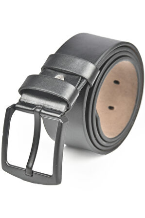 DeepSEA Erkek Siyah Siyah Tokalı 4,5 cm Eninde Suni Deri Spor Kemer 2402646