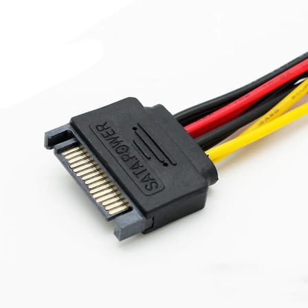  Sata To 2 x Sata Çevirici Çoklayıcı Kablosata Power Çoğaltıcı 1+2 Çift Sata Güç Y Dağıtıcı Kablo Sabit Disk HDD SSD