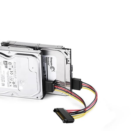  Sata To 2 x Sata Çevirici Çoklayıcı Kablosata Power Çoğaltıcı 1+2 Çift Sata Güç Y Dağıtıcı Kablo Sabit Disk HDD SSD