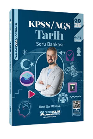 2026 KPSS AGS Atölye Serisi Genel Kültür Tarih Video Ders Notu ve Soru Bankası Seti 2 Kitap