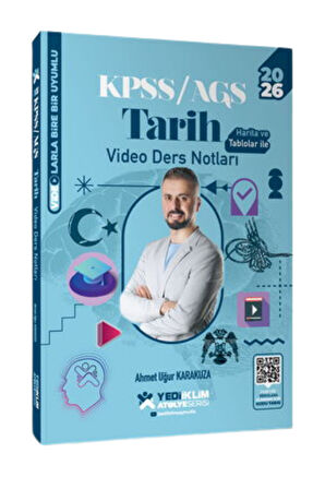 2026 KPSS AGS Atölye Serisi Genel Kültür Tarih Video Ders Notu ve Soru Bankası Seti 2 Kitap