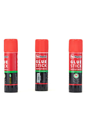 Oppland Kırtasiye Glue Stick Yapıştırıcı Büyük Boy Güçlü Yıkanabilir Kolay Uygulanır Solvent içermez Dayanıklı 3 Adet