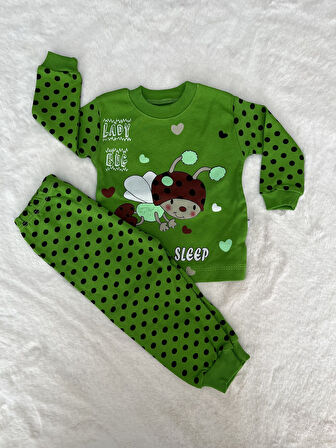 Uğurböceği Figürlü Pijama Takım