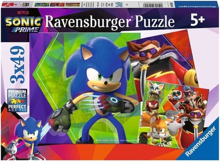 , 3x49p Puzzle Sonic, Çocuk Puzzle