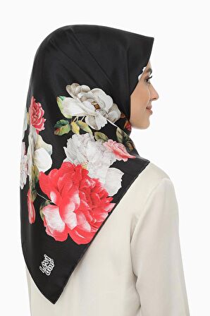 Levidor Kırmızı Twill Saf İpek Eşarp