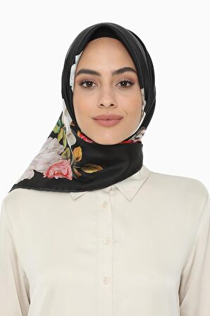 Levidor Kırmızı Twill Saf İpek Eşarp