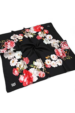 Levidor Kırmızı Twill Saf İpek Eşarp