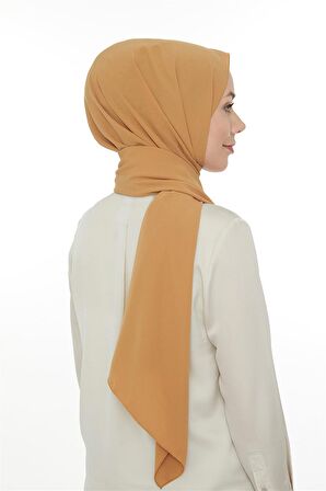 Levidor Hardal Düz Medine İpeği Şal