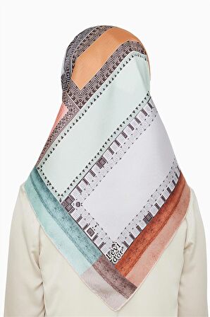 Levidor Lila Twill Saf İpek Eşarp
