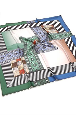 Levidor Yeşil Trend Twill Eşarp