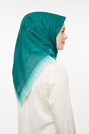 Levidor Zümrüt Yeşili Kehribar Eşarp