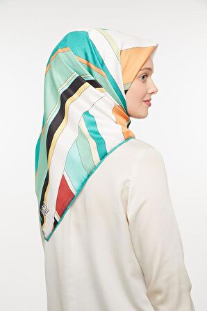 Levidor Yeşil Trend Twill Eşarp