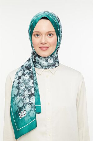 Levidor Yeşil Twill Şal