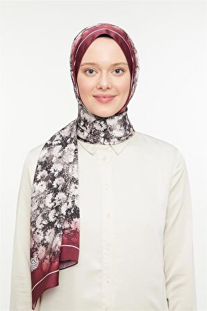 Levidor Bordo Twill Şal