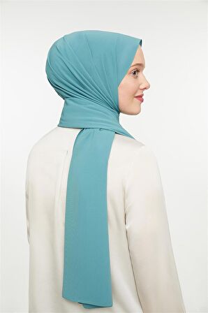 Levidor Küf Yeşili Düz Medine İpeği Şal