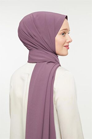 Levidor Koyu Gül Düz Medine İpeği Şal