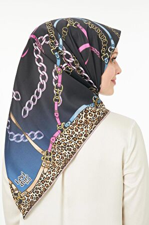 Levidor Fuşya Trend Twill Eşarp