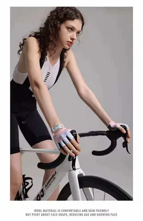 Premium Seri Terletmeyen Yarım Parmak Fitness Yoga Pilates Avuç İçi Kaymaz Silikon Spor Eldiven