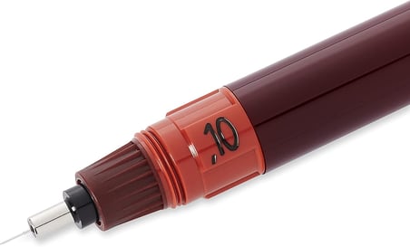 rOtring Isograph Teknik Çizim Kalemi, 0,1 mm, Siyah mürekkep
