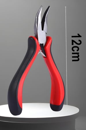 Profesyonel Mini Eğri Kargaburun Takı Pensesi 12 cm, 720833