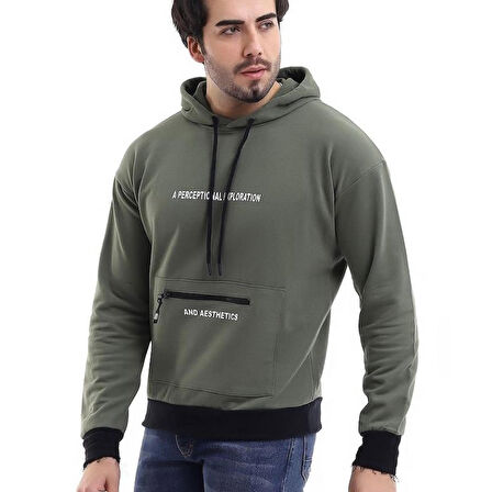 KANGURU CEP KAPÜŞONLU SWEATSHİRT