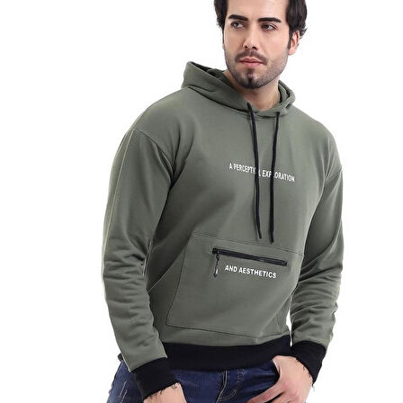 KANGURU CEP KAPÜŞONLU SWEATSHİRT