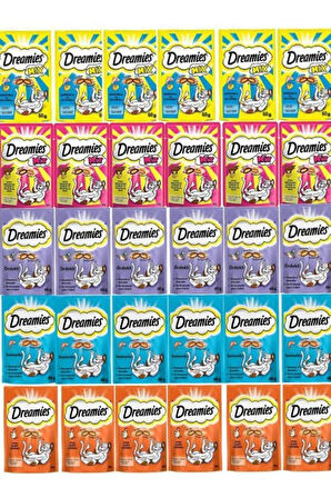 Dreamies Kedi Ödül Maması Karışık 60 gr x 24 Adet