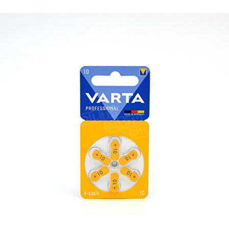 10 Numara Işitme Cihaz Pili 6X10 (60 Adet)