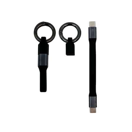 Type-C Şarj ve Senkronizasyon Kablosu, 65W PD Hızlı Şarj, Siyah, USB-C'den USB-C'ye Bağlantı, Taşınabilir Tasarım