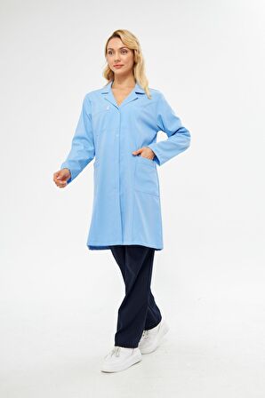 Öğrenci Önlüğü Alpaka Kadın Mavi