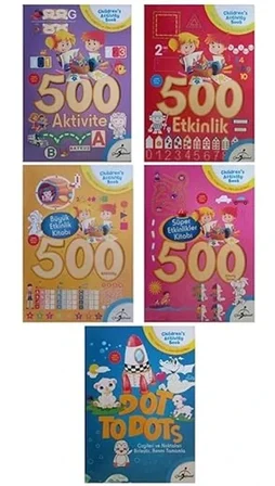 500 Serisi Etkinlik Ve Aktivite Kitapları 5 Kitap