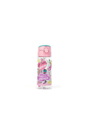 Oppland Kız Çocuk Suluk Matara Lisanslı Orijinal Frozen, Minnie Mouse, Unicorn, Barbie 500 ml