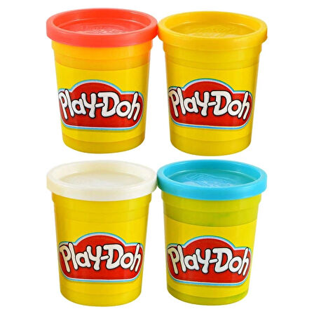 Oppland Kırtasiye Oyun Hamuru 4 lü Paket Play-Doh Anaokulu ilkokula Kolay Şekil Alan Çocuk Dostu Rengarenk