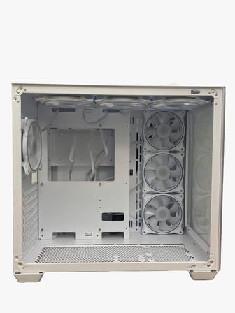 LIQUID BEYAZ 7x120mm RGB Fanlı Kumandalı ve Kontrolcülü ATX Oyuncu Bilgisayar Kasası