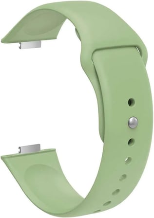 bbtech Huawei Watch Fit 3 / Fit 4 / Fit 4 Pro Uyumlu Standart Silikon Kordon Ayarlanabilir Esnek Kayış;Fıstık Yeşili