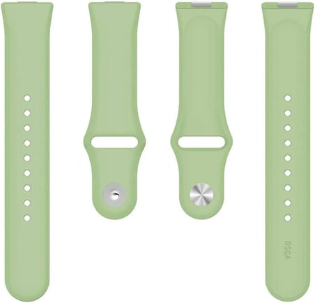 bbtech Huawei Watch Fit 3 / Fit 4 / Fit 4 Pro Uyumlu Standart Silikon Kordon Ayarlanabilir Esnek Kayış;Fıstık Yeşili