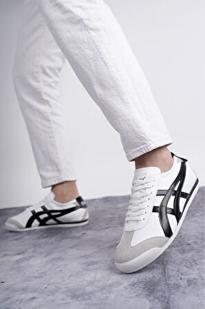 Etayger Unisex Sneakers Ayakkabı Beyaz - Siyah