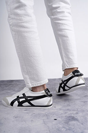 Etayger Unisex Sneakers Ayakkabı Beyaz - Siyah